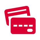 Icon of credit cards.